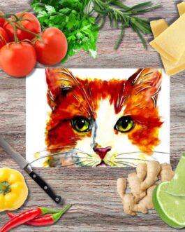 Goldstück Schneidebrett aus Glas