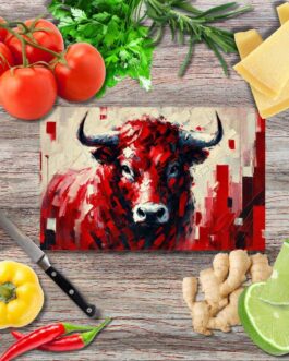 Kraft und Dynamik 6 Schneidebrett aus Glas