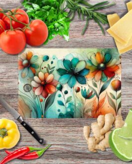 Natürliche Symphonie Schneidebrett aus Glas