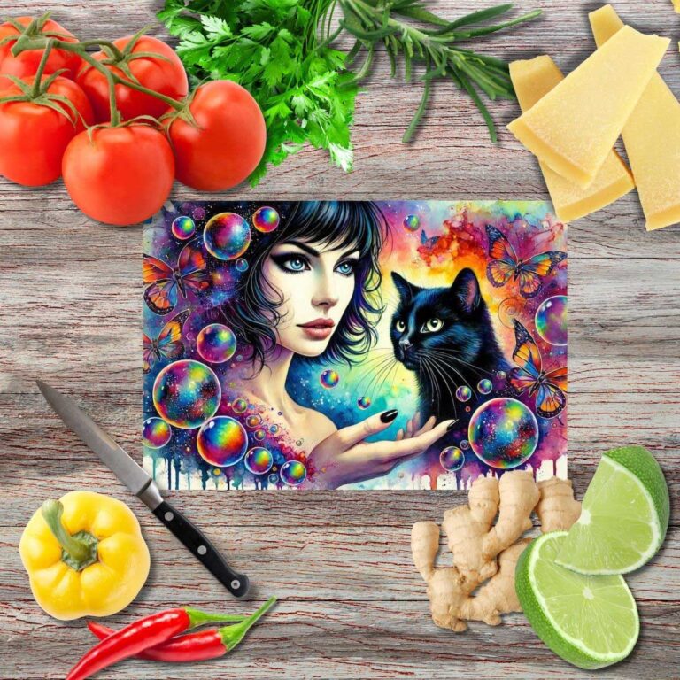 Stille Allianz Schneidebrett aus Glas