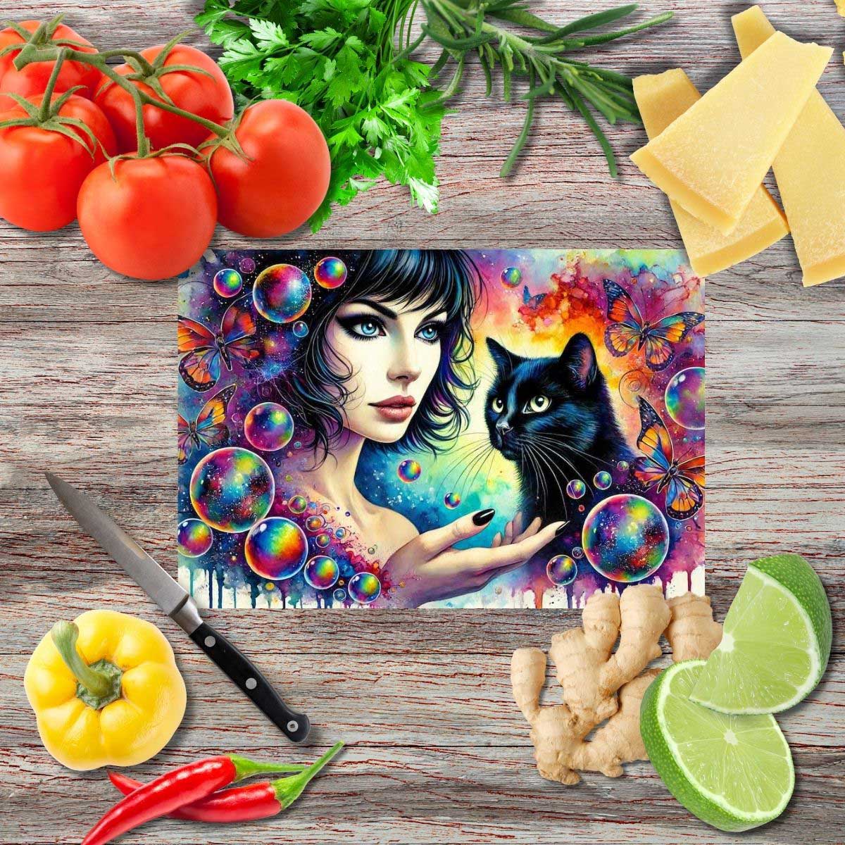 Stille Allianz Schneidebrett aus Glas