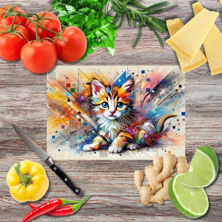 Der kleine Prinz der Farben Schneidebrett aus Glas