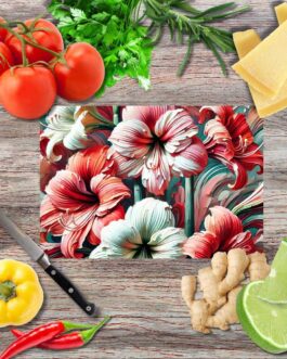 Blütenessenz 6 Schneidebrett aus Glas