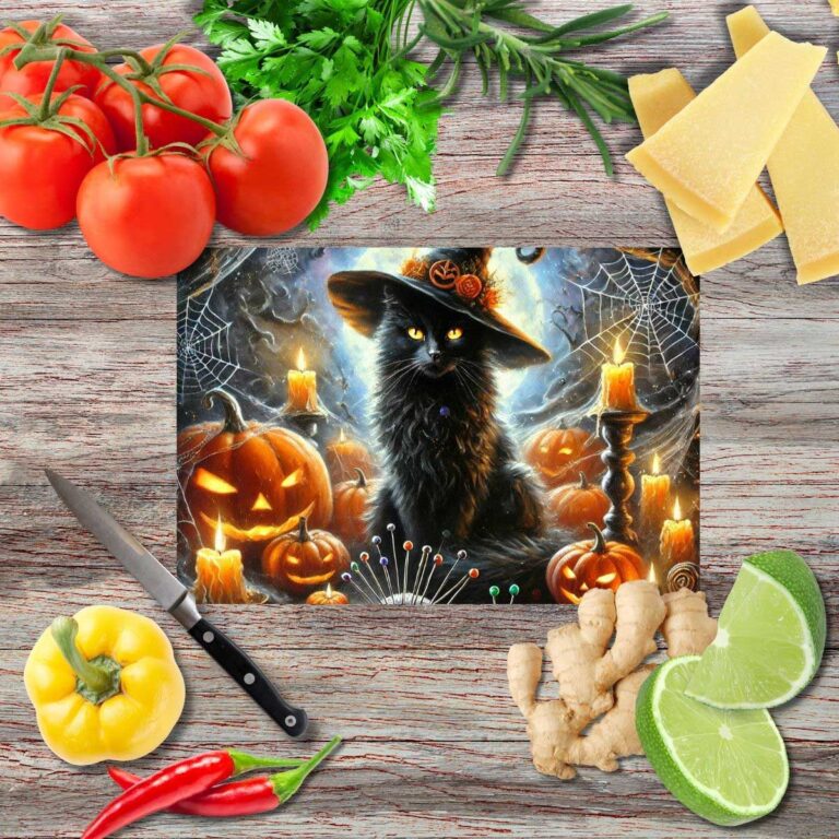 Schwarze Katzen Halloween 4