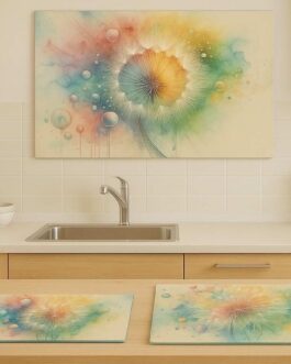 Zauberhafte Einhörner 4 Schneidebrett aus Glas