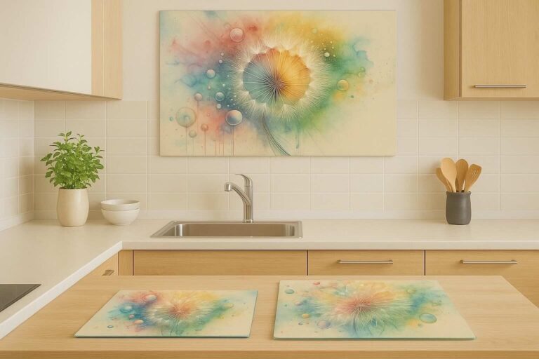 Schneidebrett aus Glas1