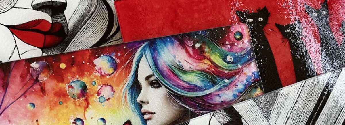 Küchen Schneidebrett aus Glas