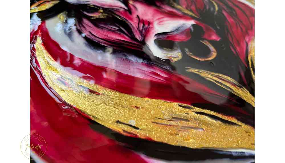 Ich liebte viele Techniken, aber Glasmalerei ist anders.