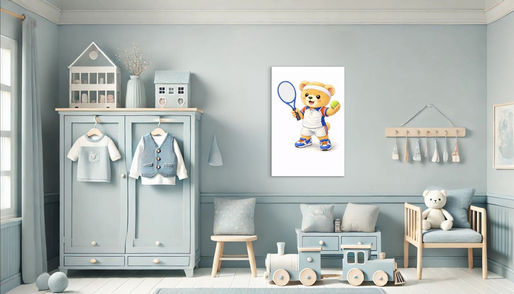 Kindliche Welt in klaren Linien